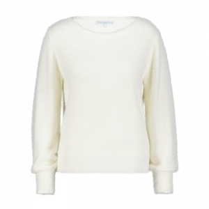 Bodi fluffy sweater - off white