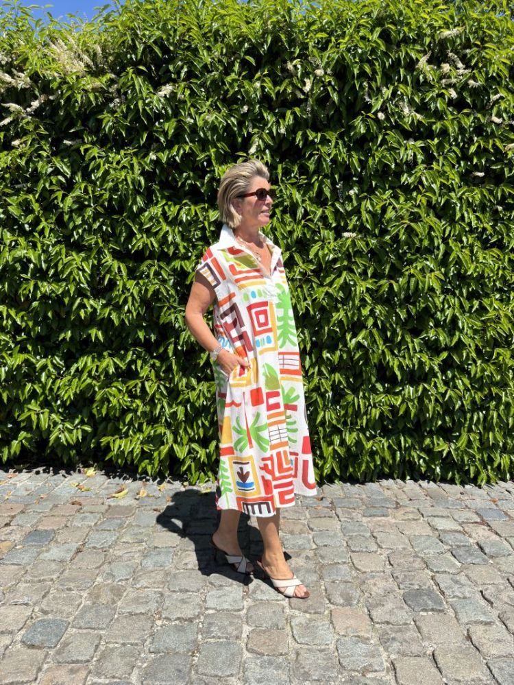 kleed print ecru