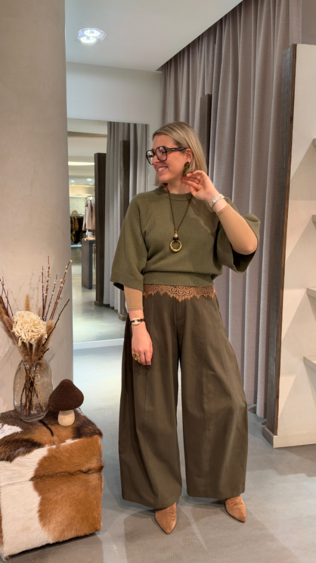 pull manche court militare